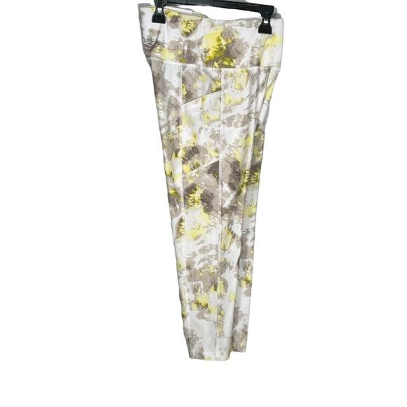 Calvin Klein Printed Cropped Leggings, Enlighten Daffodil, Small $50 - Picture 6 of 8